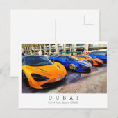 Texte personnalisé, Dubaï, Carte postale Émirats a (Devant / Derrière)