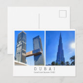 Texte personnalisé, Dubaï, Carte postale Émirats a (Devant / Derrière)