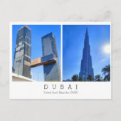 Texte personnalisé, Dubaï, Carte postale Émirats a (Devant)