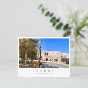 Texte personnalisé, Dubaï, Carte postale Émirats a