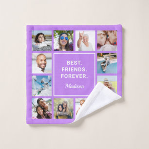 Texte personnalisé et vos photos linge de toilette