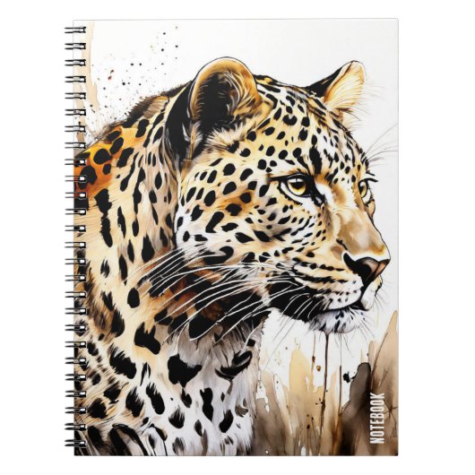TEXTE PERSONNALISÉ : Journal du Carnet Leopard (Devant)
