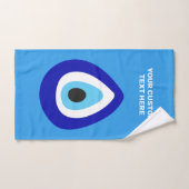 Texte personnalisé Mal Eye Nazar Amulet (Serviette à main)