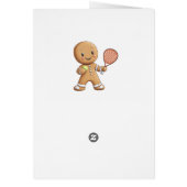 🎾 🎄 Texte personnalisé, Noël propulsé par Padel (Dos)