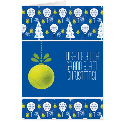 🎾 🎄 Texte personnalisé, Padel-ing Through the Sn (Devant)