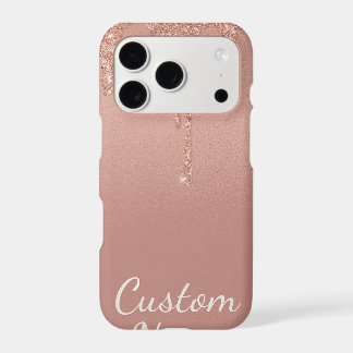 texte personnalisé rose gold blush Gliter Sparkle