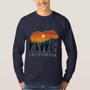 Texte personnalisé T-shirt Ours Forêt