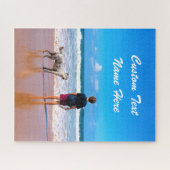 Texte Photo Personnalisé Jigsaw Puzzle Votre Cadea (Horizontal)