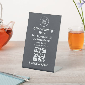 Texte pour rejoindre le panneau de code QR