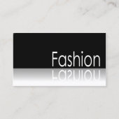 Texte réfléchi - Mode - Carte de visite (Devant)