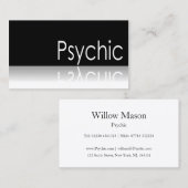 Texte Réflectif - Psychique - Carte de visite (Devant / Derrière)