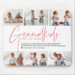 Texte rose | Les petits-enfants font la vie Grand<br><div class="desc">"Les petits-enfants font la vie grandiose" en calligraphie moderne rose lettrant des superpositions et 6 collage photo. Parfait pour tous les grands-parents ! - maman, grand-mère, nana, meema, abuelito, grammie, grammy, maman, mimi, nanny, memaw, nanie, yiayia - papa, pépé, grand-père, grand-papa, grand-père, grampa, gramps, grampy, geepa, paw-paw, pappou, pop-pop, poppy,...</div>