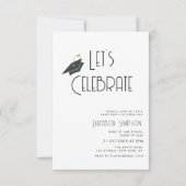 texte tendance faire-part de graduation moderne (Dos)