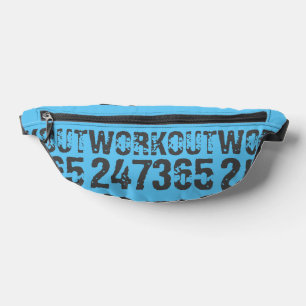 Texte usé et rayé Workout 247365 bleu