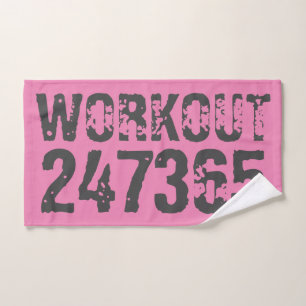 Texte usé et rayé Workout 247365 rose
