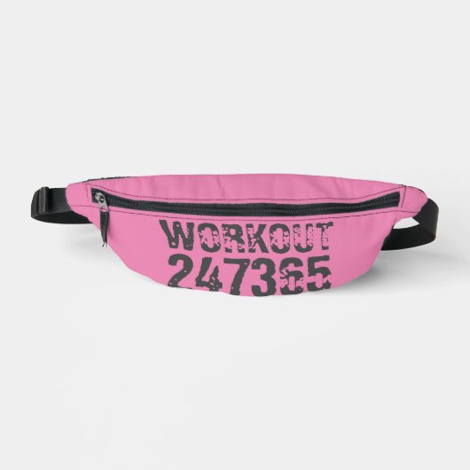 Texte usé et rayé Workout 247365 rose (Recto)