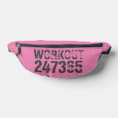 Texte usé et rayé Workout 247365 rose (Poser)