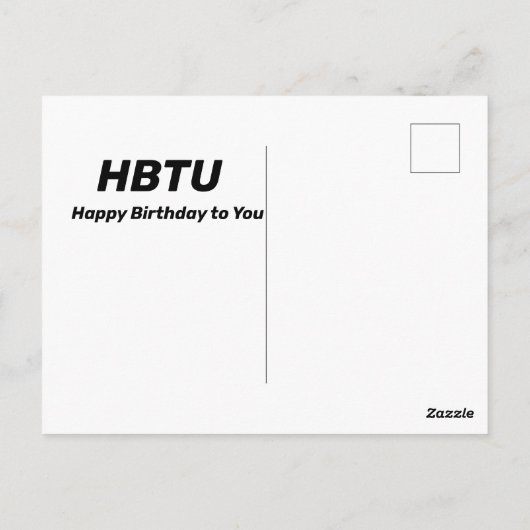 Textes amusants pour les aînés Carte postale (Dos)