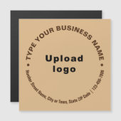 Textes d'affaires circulaires, carte magnétique Br (Devant / Derrière)