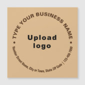 Textes d'affaires circulaires, carte magnétique Br (Devant)