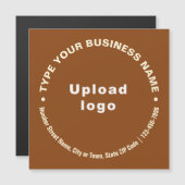 Textes d'affaires circulaires sur carte magnétique (Devant / Derrière)