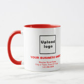 Textes de marque Red sur Combo Mug (Gauche)