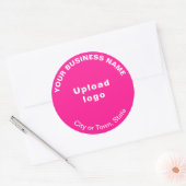 Textes Motifs ronds Marque d'affaires sur Sticker  (Enveloppe)