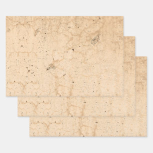  textiel Antiek beige Land Rustic Inpakpapier Vel