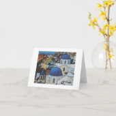 Textiel Art Greece Notecard Kaart (Gele Bloem)
