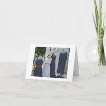 Textiel Art Greece Notecard
