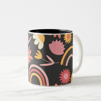 Textiel kleur print Gift Koffie Mok
