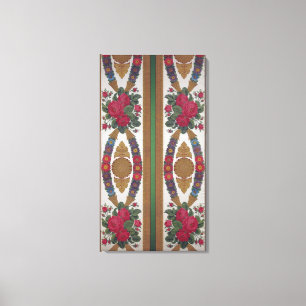 Textiel met deegwaren canvas afdruk
