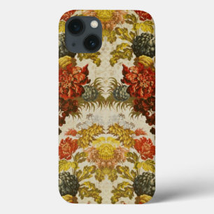 Textiel met een herhalend bloempatroon iPhone 13 hoesje