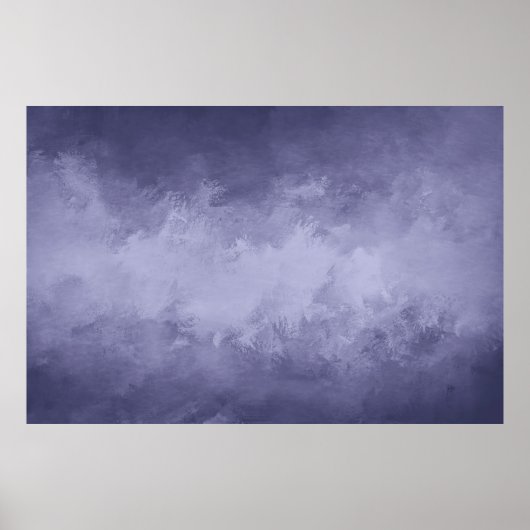 Textiel seleniumblauw acryl poster (Voorkant)