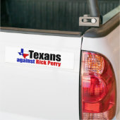 textiel tegen Rick Perry Bumpersticker (Op Truck)