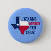 textiel tegen Ted Cruz Ronde Button 5,7 Cm (Voorkant)