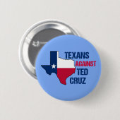 textiel tegen Ted Cruz Ronde Button 5,7 Cm (Voorkant /achterkant)