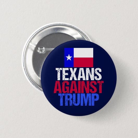 textiel tegen trump ronde button 5,7 cm (Voorkant /achterkant)