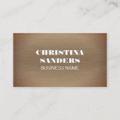 Textielachtergrond | Eenvoudig Visitekaartje (Voorkant)