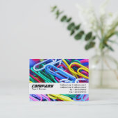 Textielband - Project Paperclip Visitekaartje (Staand voorkant)