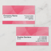 Textielband V2 - Cyaancurven Visitekaartje (Voorkant / Achterkant)