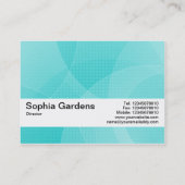 Textielband V2 - Cyaancurven Visitekaartje (Achterkant)