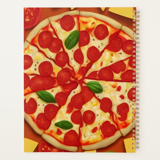 Textielkaas abstracte koele tomaat voor levensmidd planner (Achterkant)