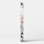 Textielluipaard: bloemenkettingpatroon. Case-Mate iPhone case (Achterkant / Links)