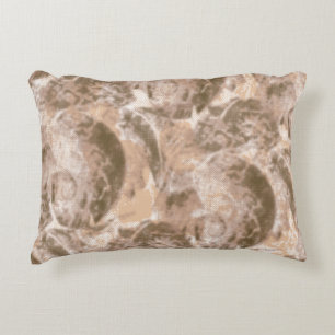 Textielpatroon met een getextureerde beige achterg accent kussen