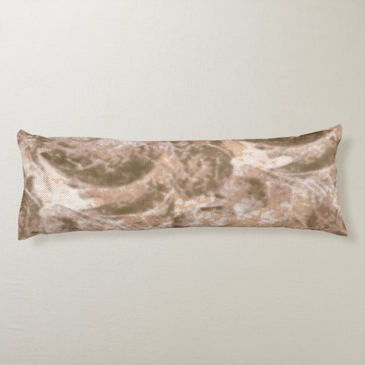 Textielpatroon met een getextureerde beige achterg lichaamskussen (Achterkant)