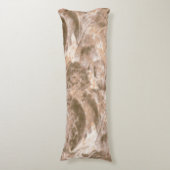 Textielpatroon met een getextureerde beige achterg lichaamskussen (Voorkant Verticaal)