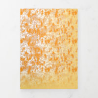 Textielpatroon met een levendig oranje en goud