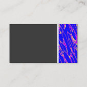 Textieltoon - kosmische marmer Abstract Visitekaartje (Achterkant)