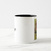 Textile Art Bird Café Mug (Centre)